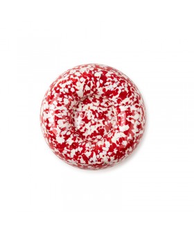 RED & IVORY DONUT
