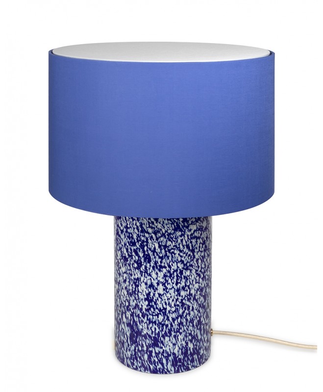 BLUE & IVORY LAMP